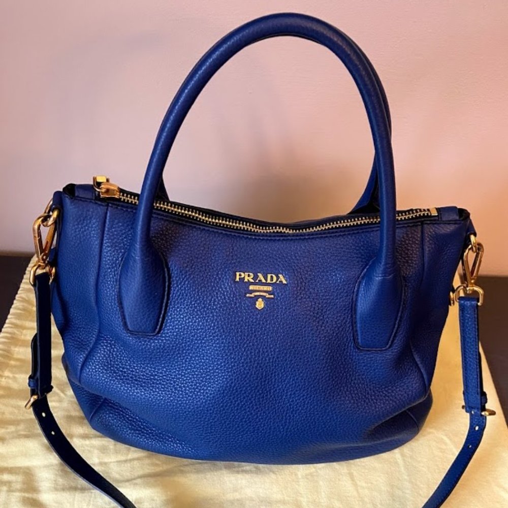 Prada Vitello Daino Medium Shoulder Bag